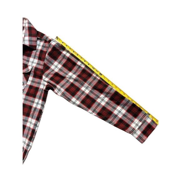 Dixxon Flannel Klock Werks 25 Year Limited Edition Red White Plaid Men’s L Snap - Picture 6 of 12